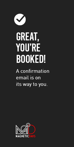 You're booked!