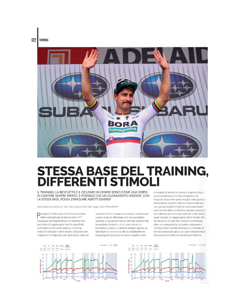 4Bicycle | 4Bicycle Magazine | stimoli training indoor | ciclismo indoor | allenamento indoor | MagneticDays