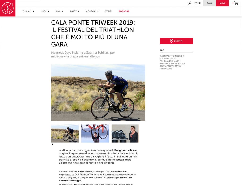 Cala Ponte Triweek | It's Tuscany Magazine | Race Across Limits Italia | MagneticDays