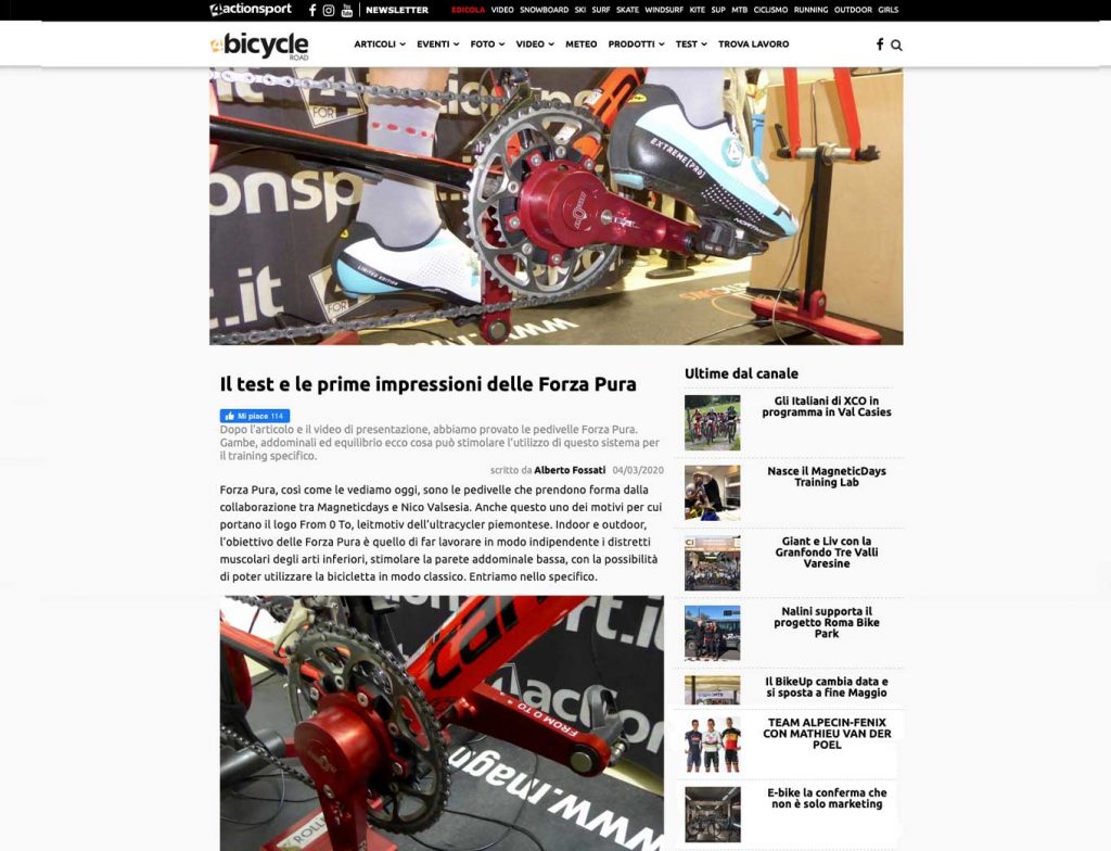 pedivelle Forza Pura | 4Bicycle | MagneticDays