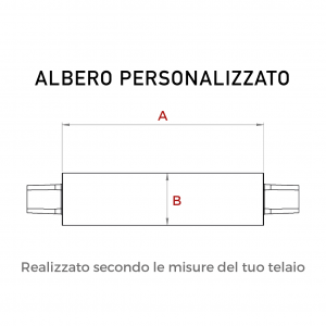 Albero movimento centrale pedivelle FORZA PURA