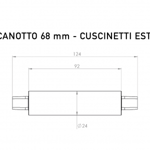 Albero movimento centrale pedivelle FORZA PURA