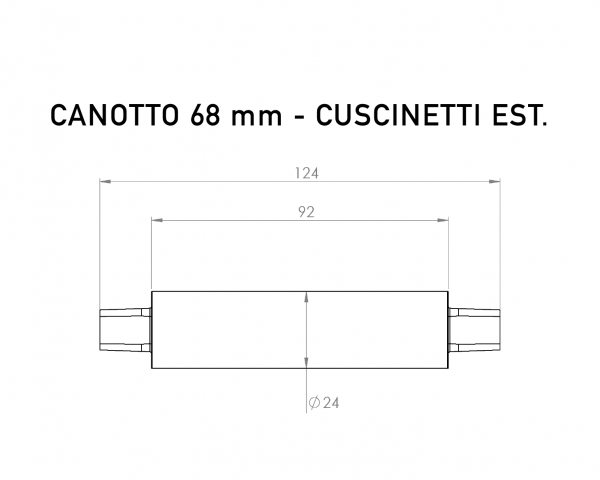 Albero movimento centrale pedivelle FORZA PURA