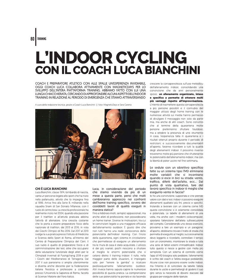 indoor cycling | indoor | coach luca bianchini | magneticdays