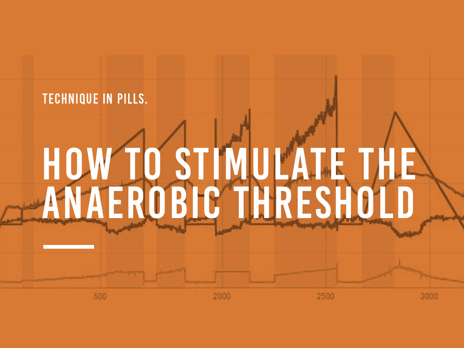 How to stimulate the anaerobic threshold