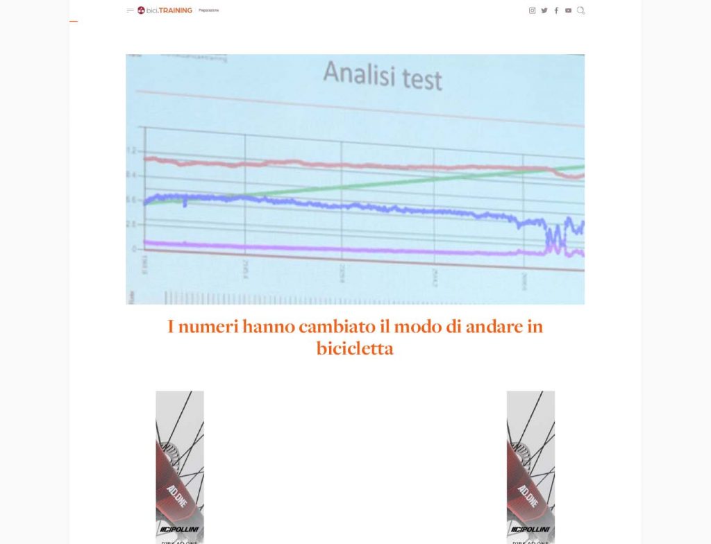 I numeri hanno cambiato il modo di andare in bicicletta