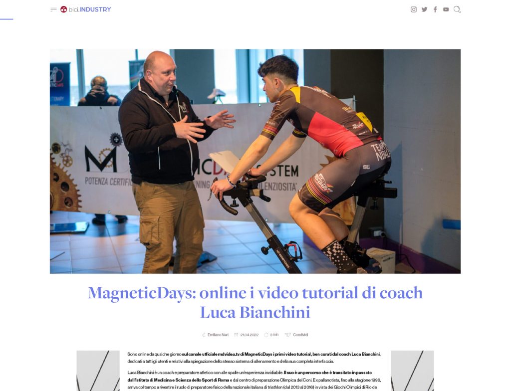 MDVIDEO.TV: online i video tutorial di coach Luca Bianchini