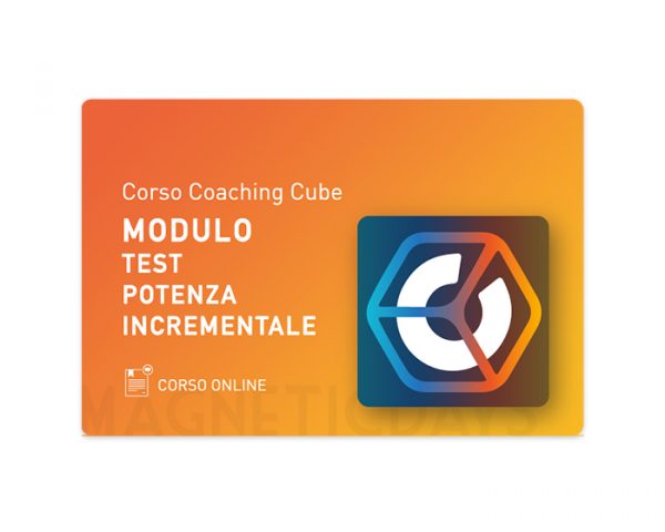 SOFTWARE COACHING CUBE | MODULO TEST POTENZA INCREMENTALE