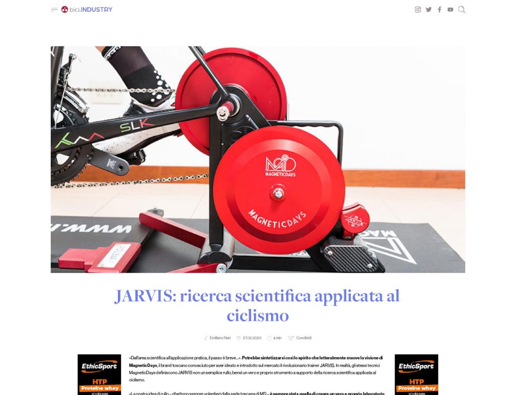 JARVIS: ricerca scientifica applicata al ciclismo