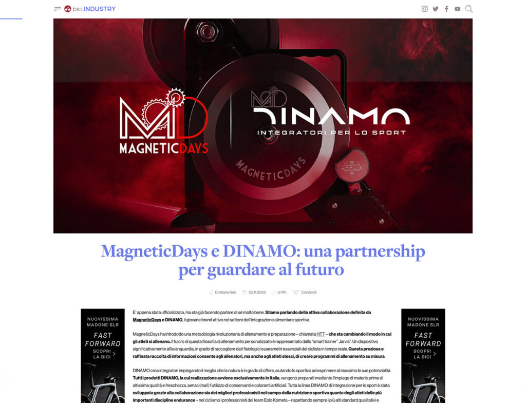 MagneticDays e DINAMO: una partnership per guardare al futuro