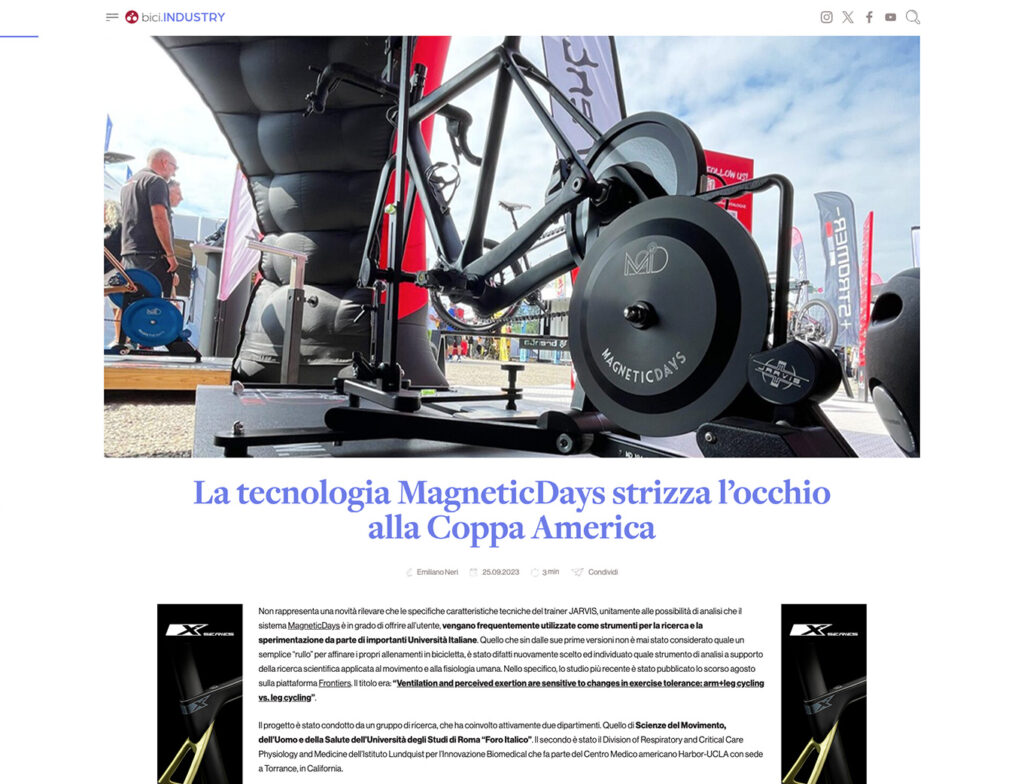 La tecnologia MagneticDays strizza l’occhio alla Coppa America